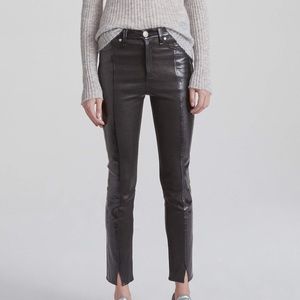Rag & Bone Split Front Evelyn Leather 24 xs NWT